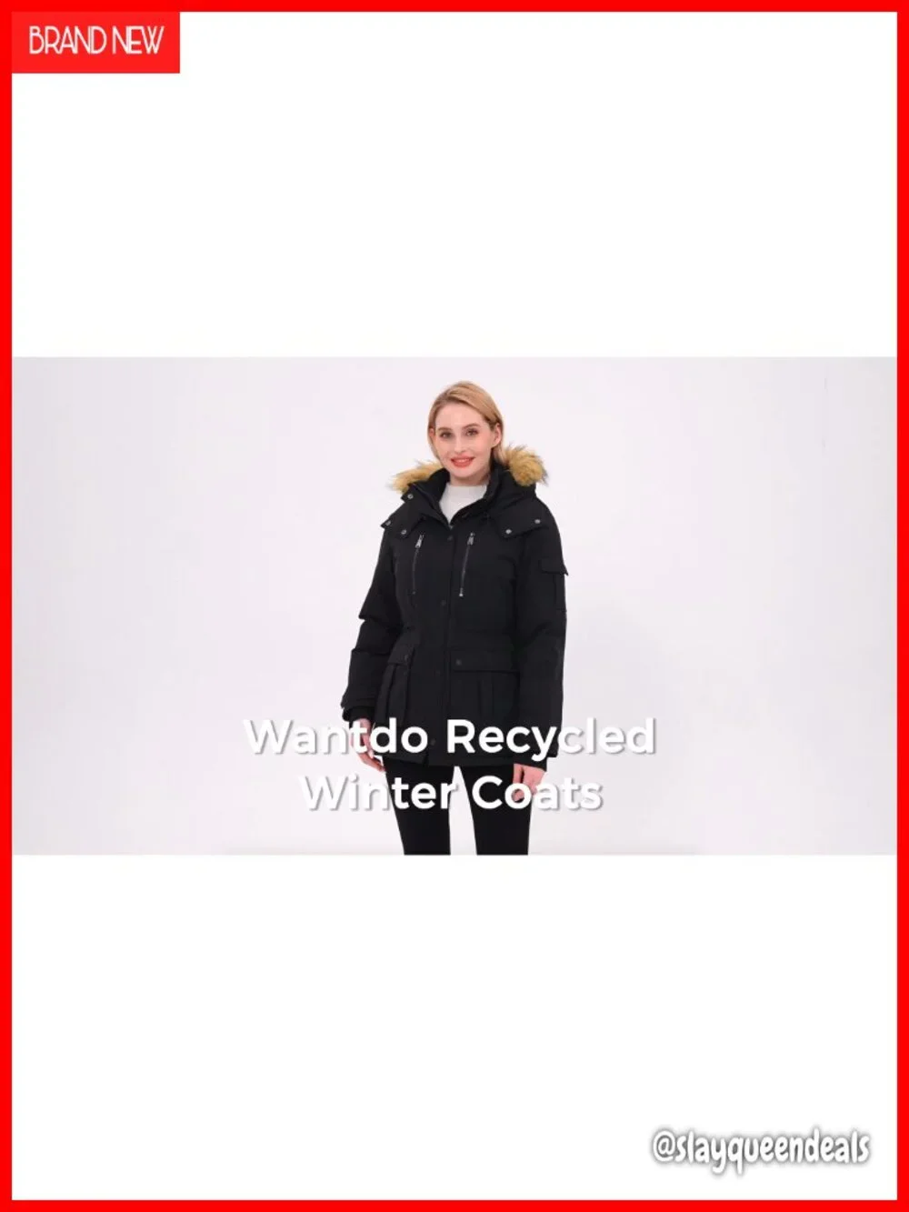 Women's Quilted Puffer Jacket Waterproof Heavyweight Parka with Removable Hood